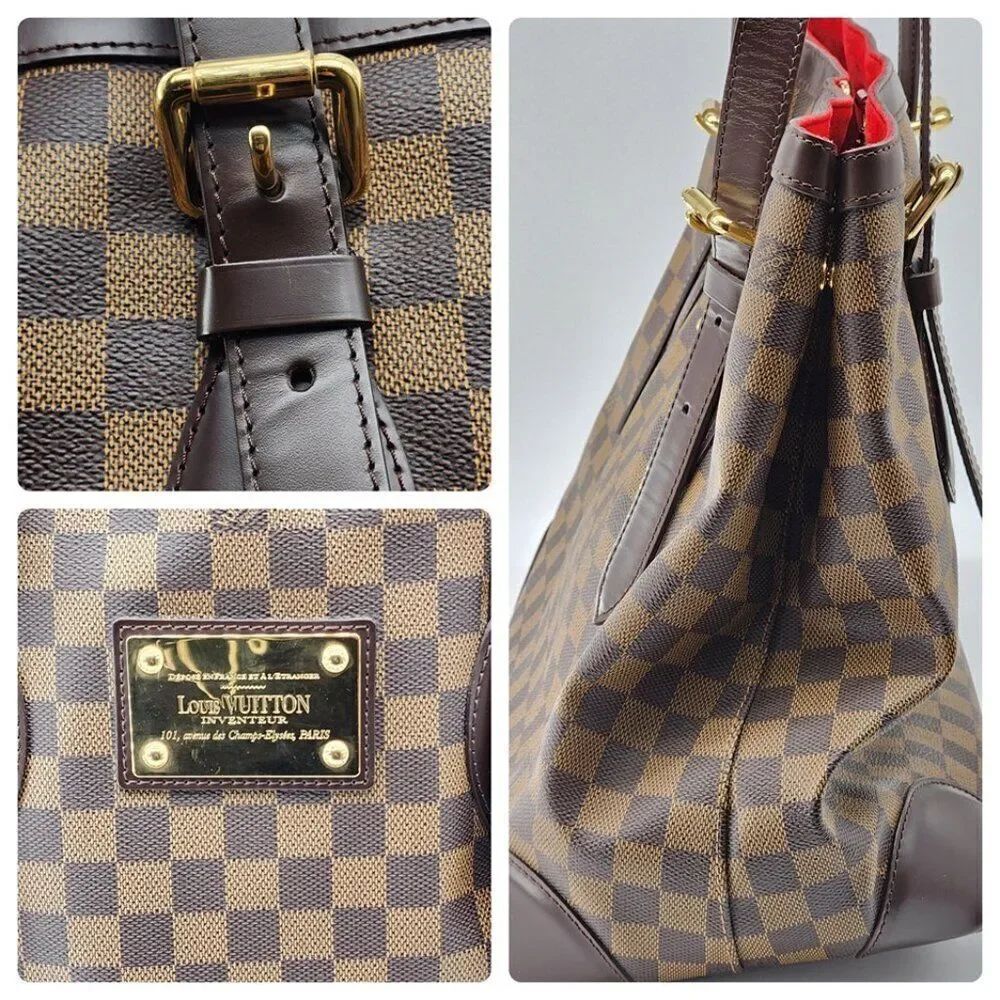 Louis Vuitton Hampstead GM Damier Ebene Shoulder Bag | Mint Condition - Picture 6 of 10